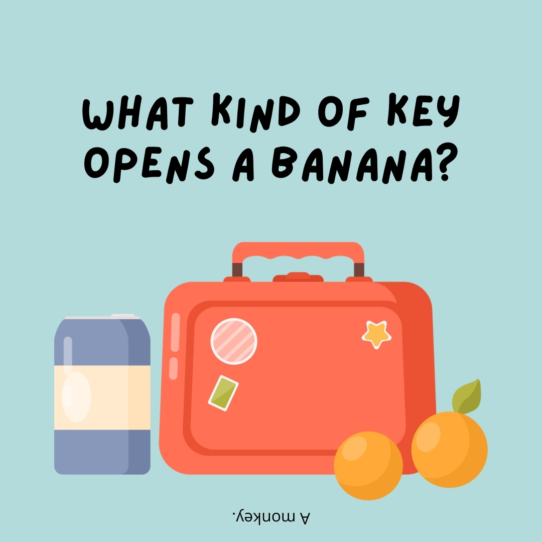 What kind of key opens a banana?

A monkey.