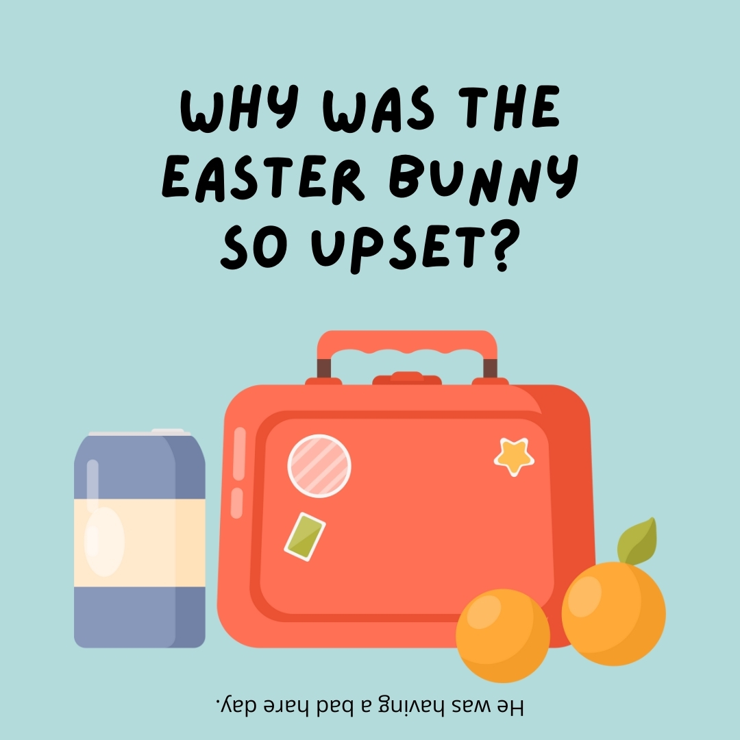 Why was the Easter Bunny so upset?

He was having a bad hare day.