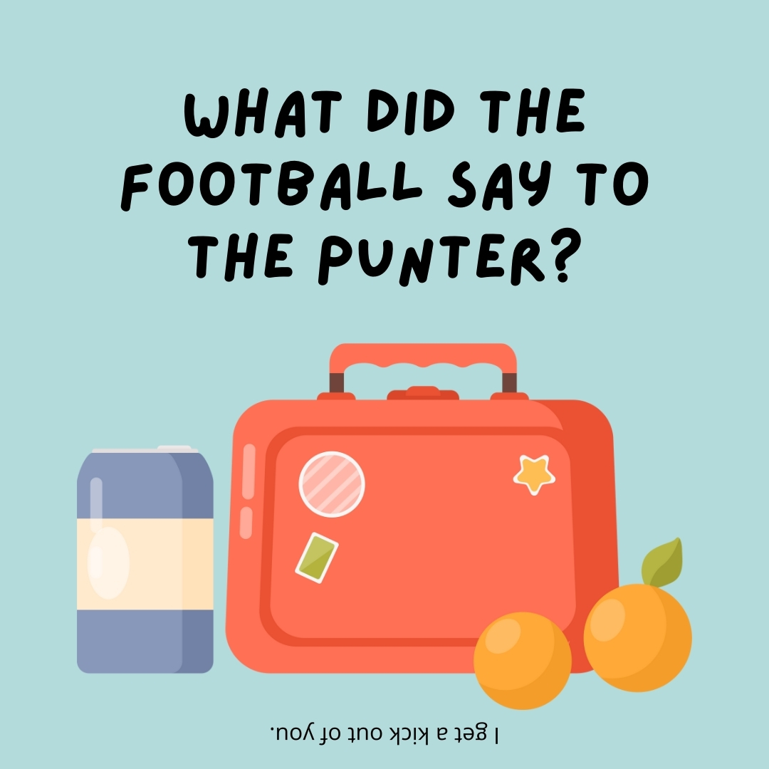 What did the football say to the punter?

I get a kick out of you.