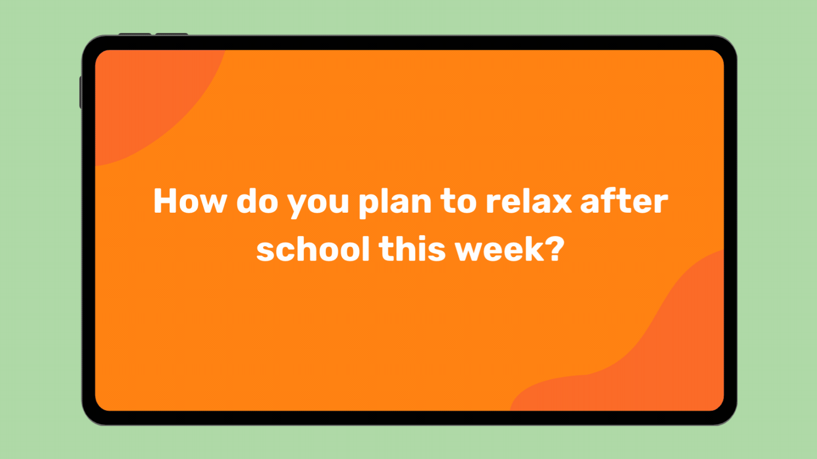 Morning Meeting Question Morning Meeting Question