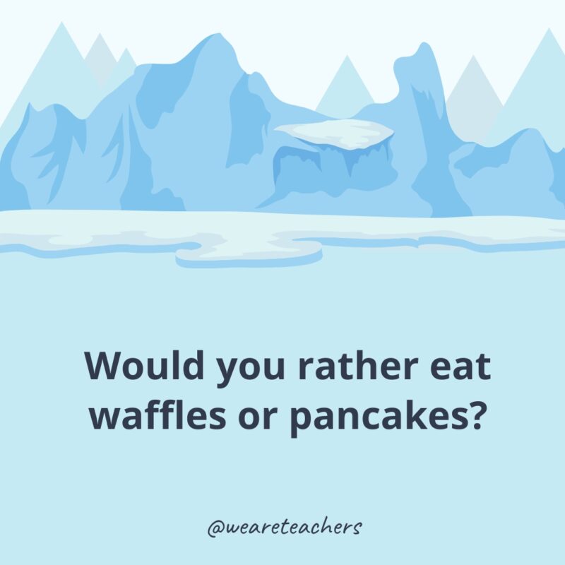 Would you rather eat waffles or pancakes? Would you rather eat waffles or pancakes?