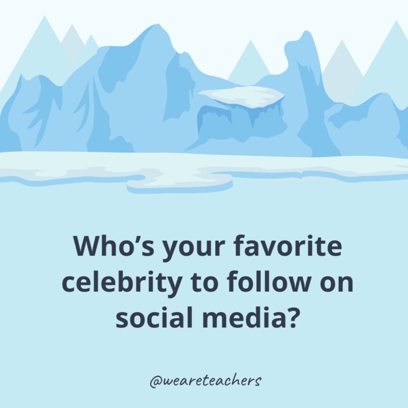 Who’s your favorite celebrity to follow on social media? Who's your favorite celebrity to follow on social media?