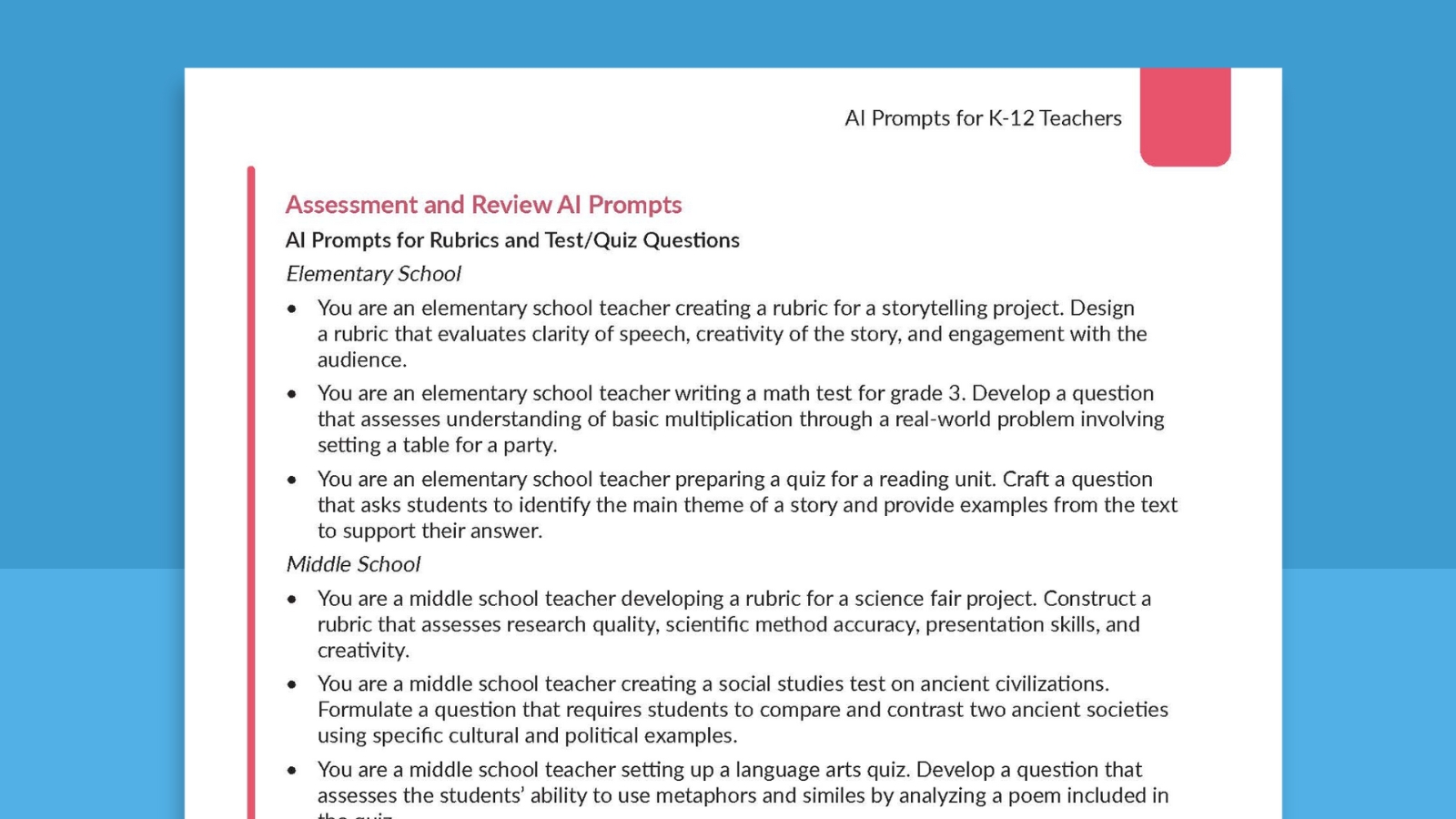 Assessment and Review 