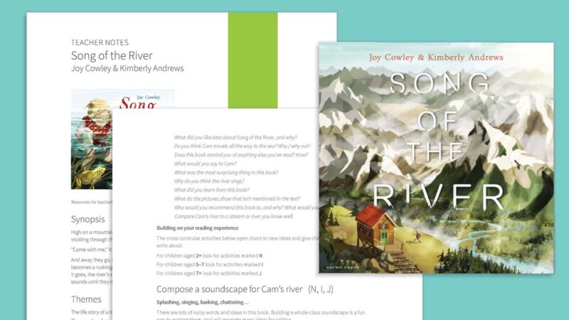 Song-learner-read-aloud-activities Songs of the River book cover and activities
