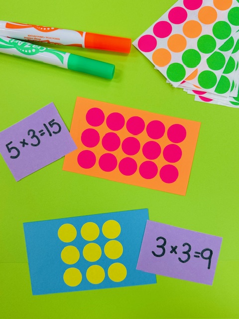 StickyDotCards3 Sticky Dot Flash Card Challenge