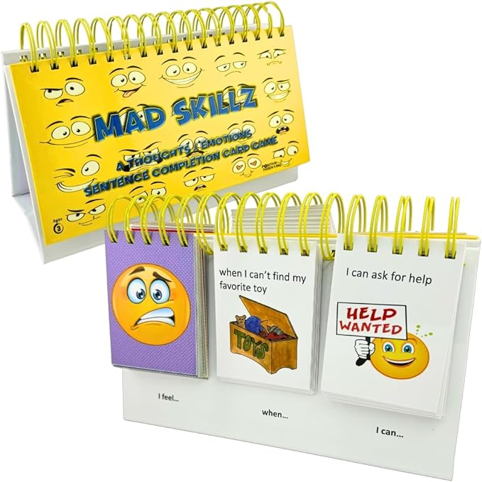 flip-cart flip chart with feelings and actions for zones of regulation activity