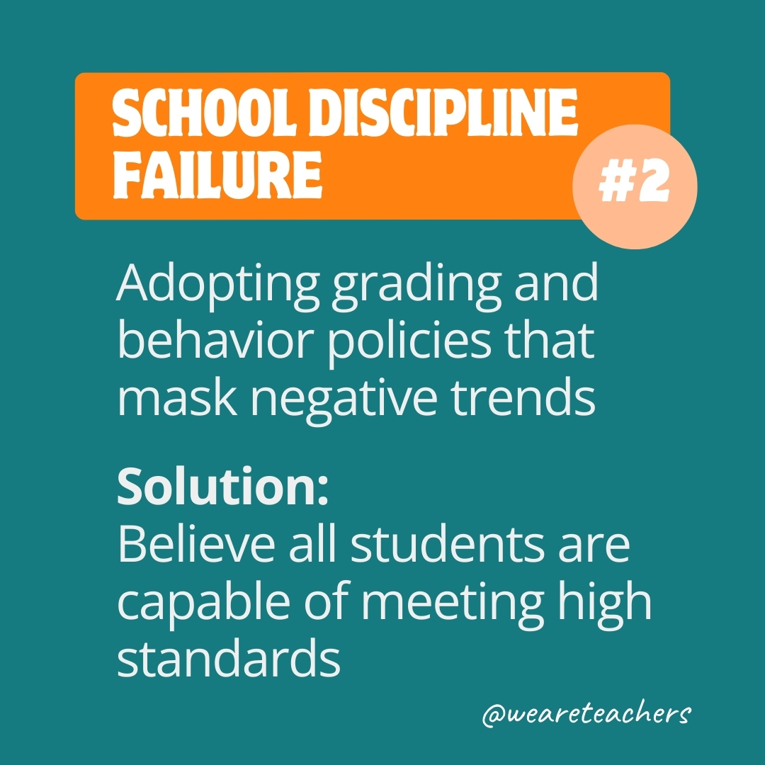 school-discipline-failure-2 School Discipline Failure #2: Adopting grading and behavior policies that mask negative trends