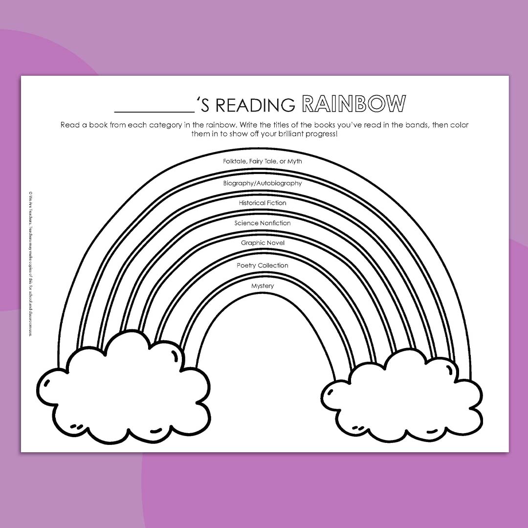 Reading Rainbow Log