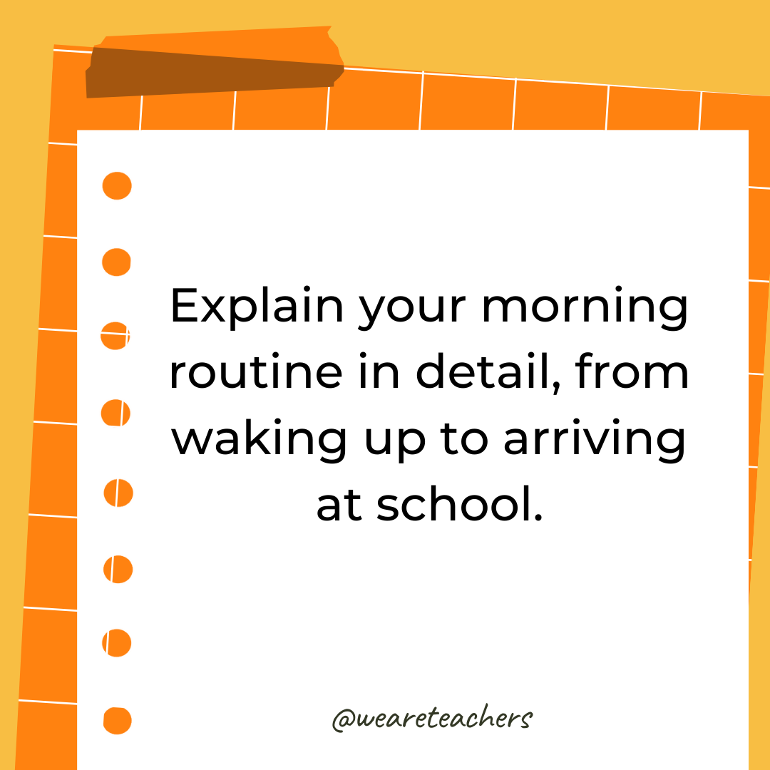 Explain the right way to do one of your household chores, like making your bed or cleaning your room.