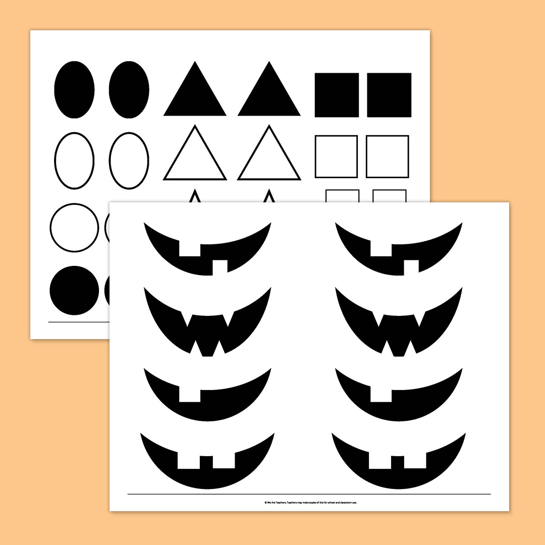 Pumpkin Shape Cut-Outs Pumpkin Shape Cut-Outs