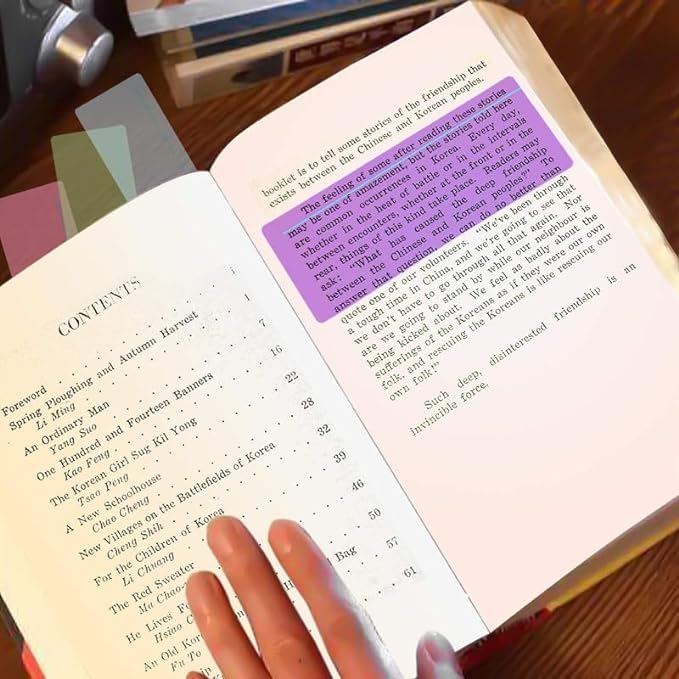 line-readers highlighter on a book for reading fluency activity