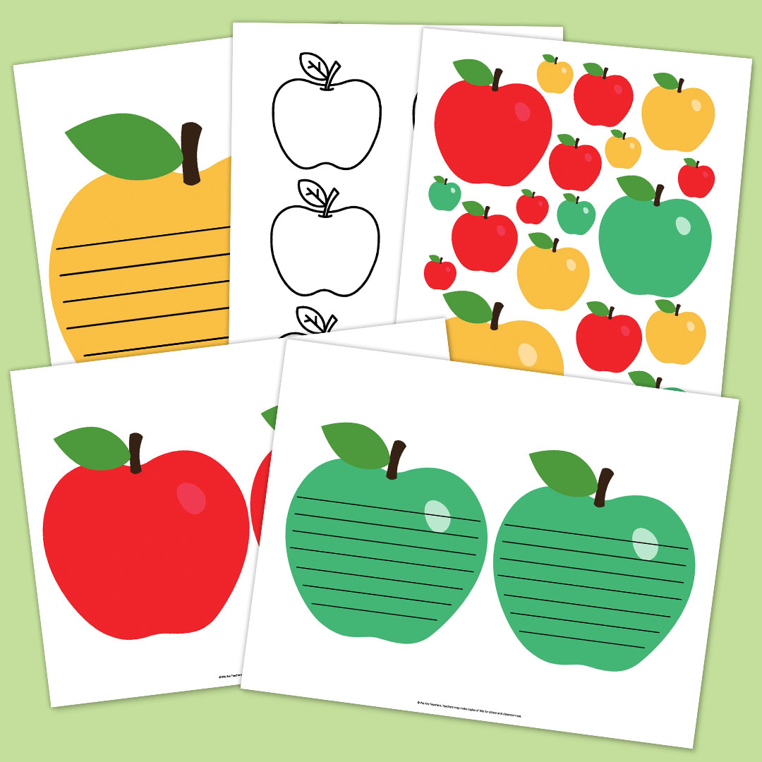 Get Your Free Printable Apple Template Bundle Get Your Free Printable Apple Template Bundle