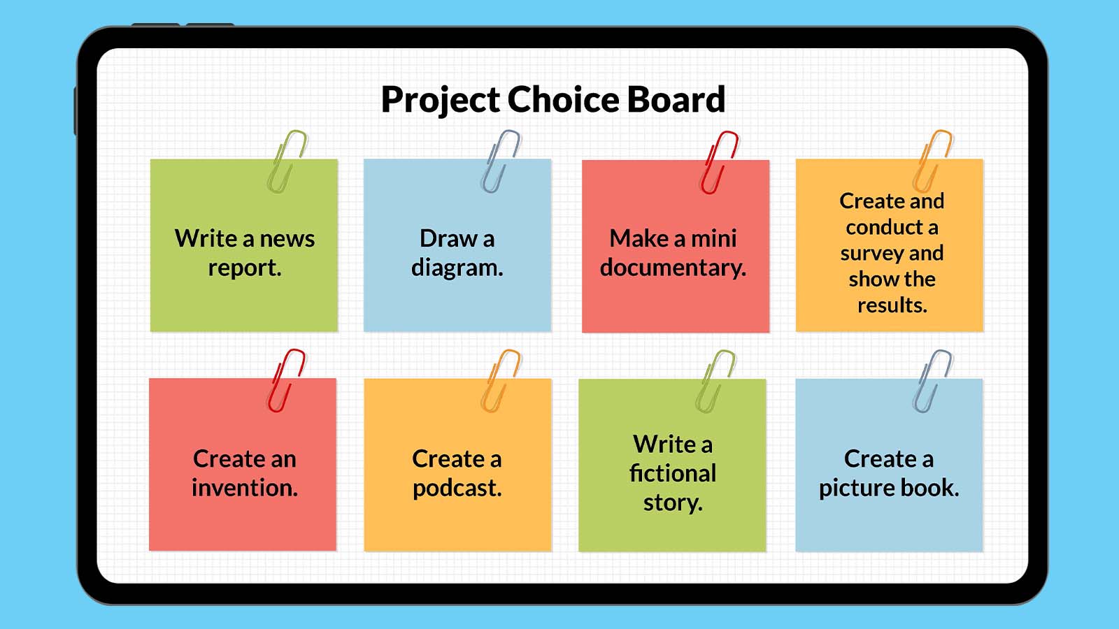 Project Choice Board