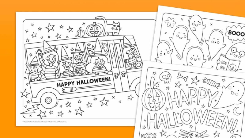 Free Halloween Coloring Pages Free Halloween Coloring Pages