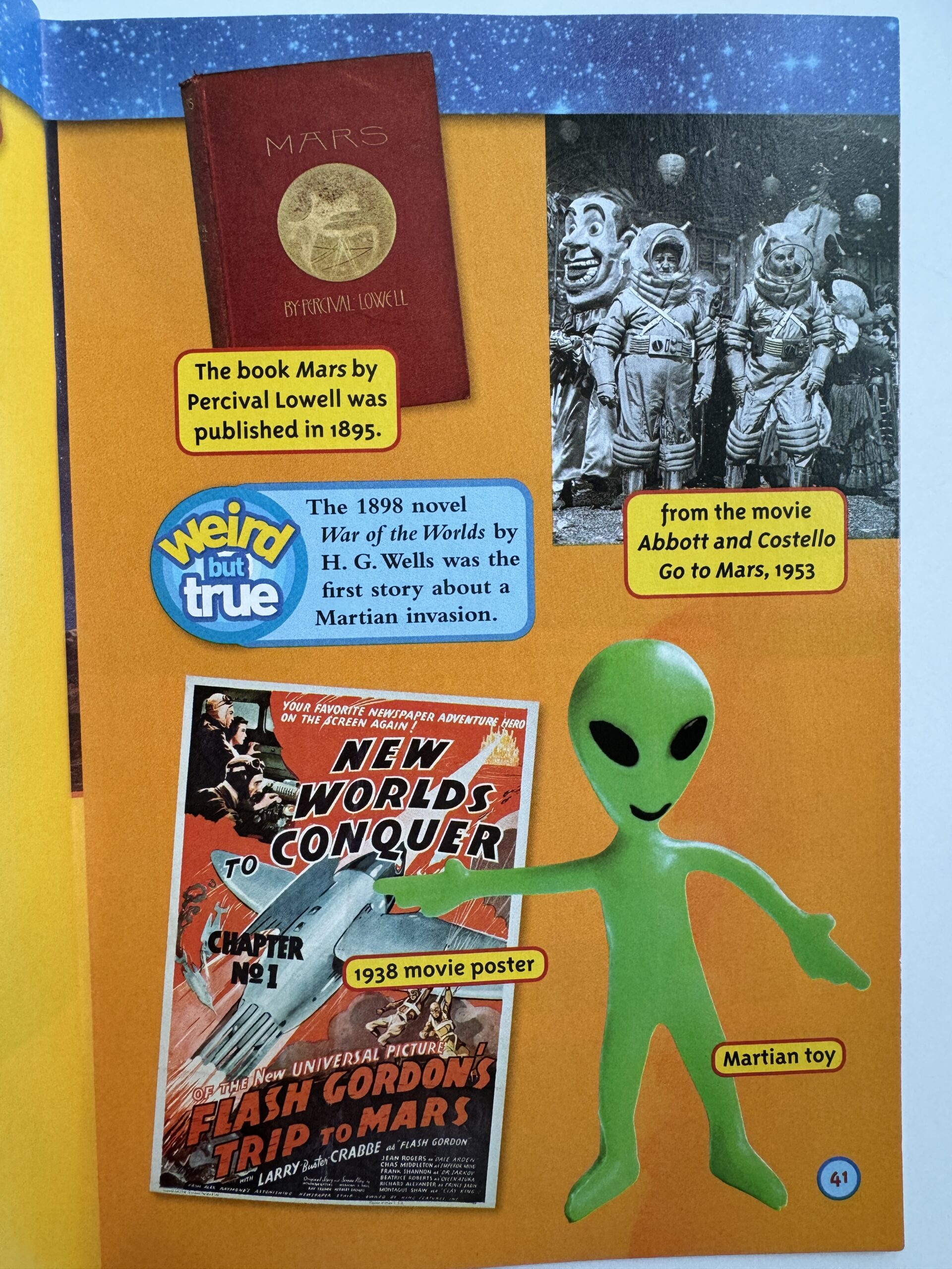Sidebar Example of a sidebar in nonfiction children's book.