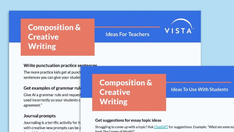 Vista Printable_AI in Language 4 AI in the language classroom composition and creative writing