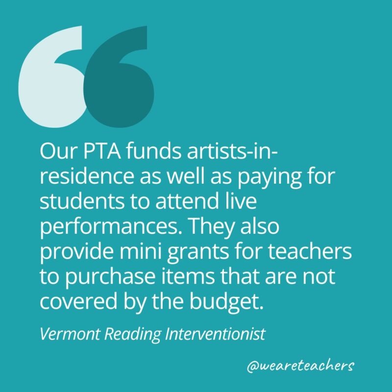 PTA quote from reading interventionist.