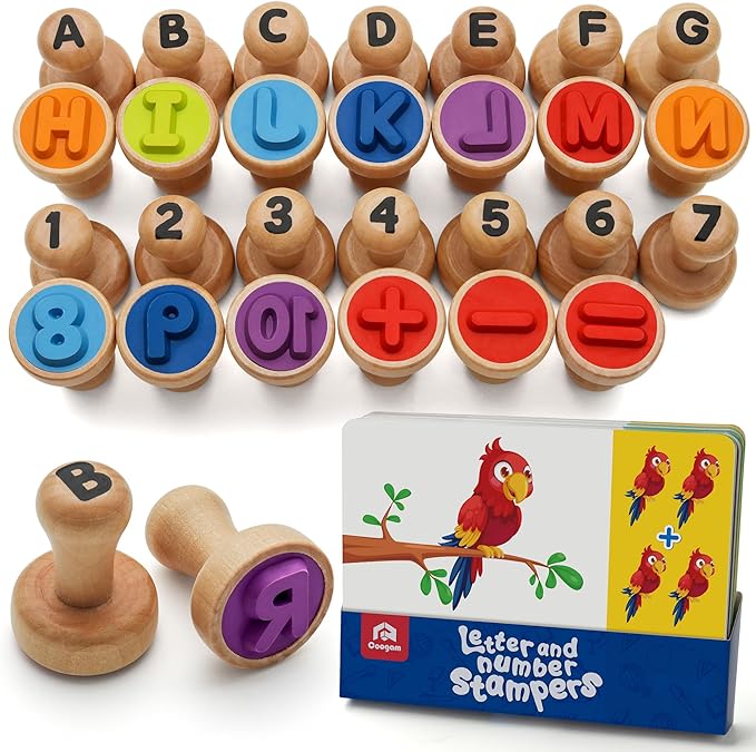 set of letter stamps 
