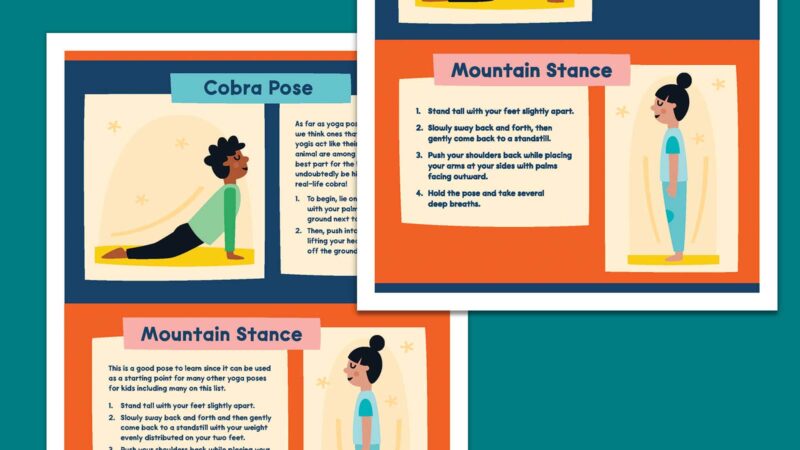 yoga-poses yoga poses poster for social-emotional learning activities