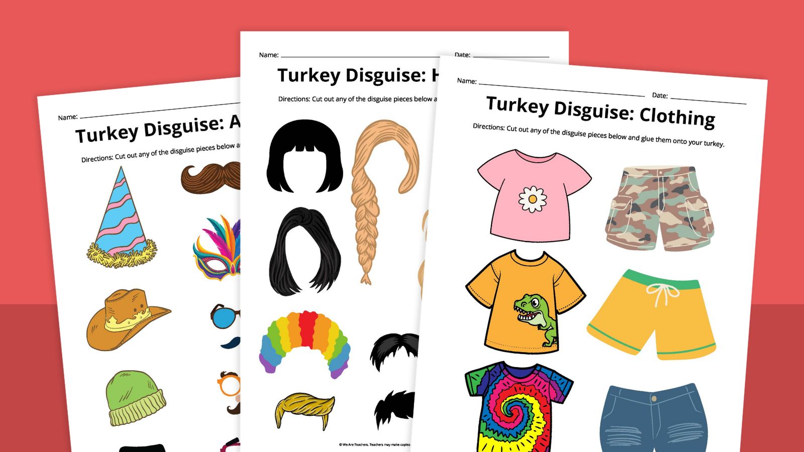 Turkey in disguise accessories Turkey in disguise accessories