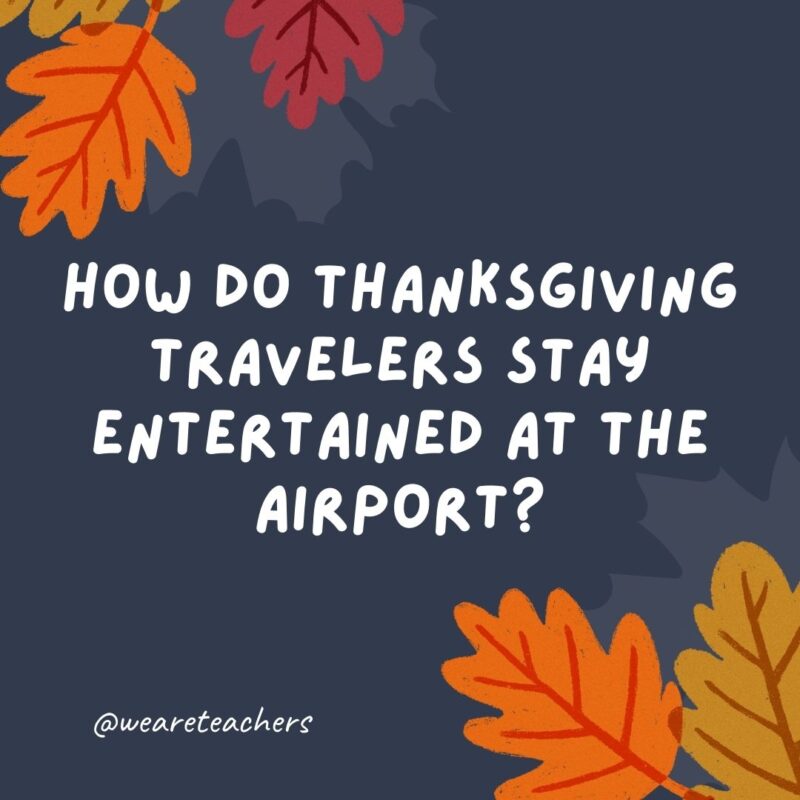 Why did the turkey refuse to fly on Thanksgiving? Why did the turkey refuse to fly on Thanksgiving?