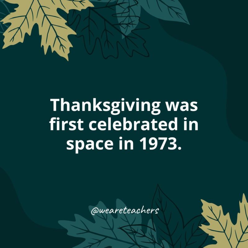 Thanksgiving Facts 32