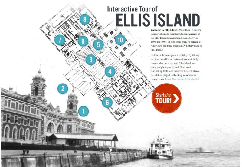 Ellis Island Virtual Field Trip Map of Ellis Island Virtual Field Trip