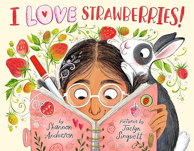 i-love-strawberries I love strawberries book cover