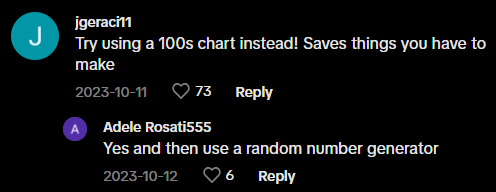 This Comment on classroom management hack.
