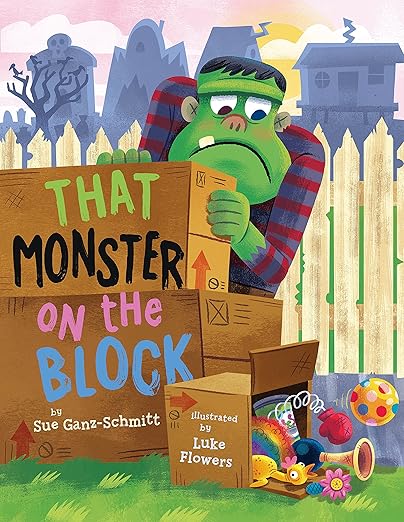monster-on-the-block that monster on the block book cover halloween book