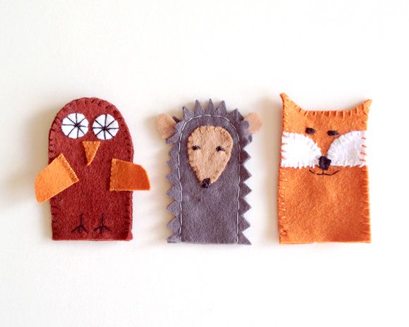 woodland-critters Tiny woodland creatures made from felt