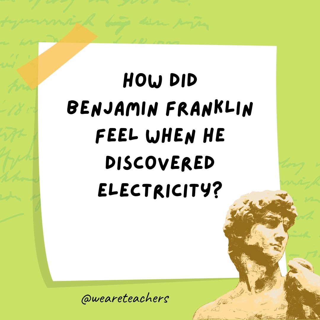 How did Benjamin Franklin feel when he discovered electricity? How did Benjamin Franklin feel when he discovered electricity?