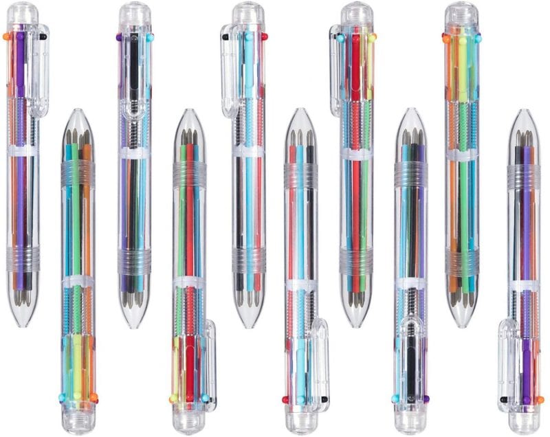 multi-color-pens Multi-color pens as an example of inexpensive gift ideas for kids