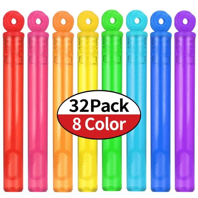 bubble-wands Colorful tubes of bubbles