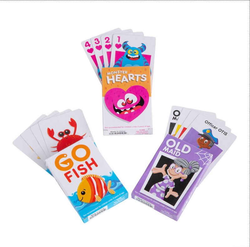 Card Games Card games: Go Fish, Monster Hearts, Old Maid