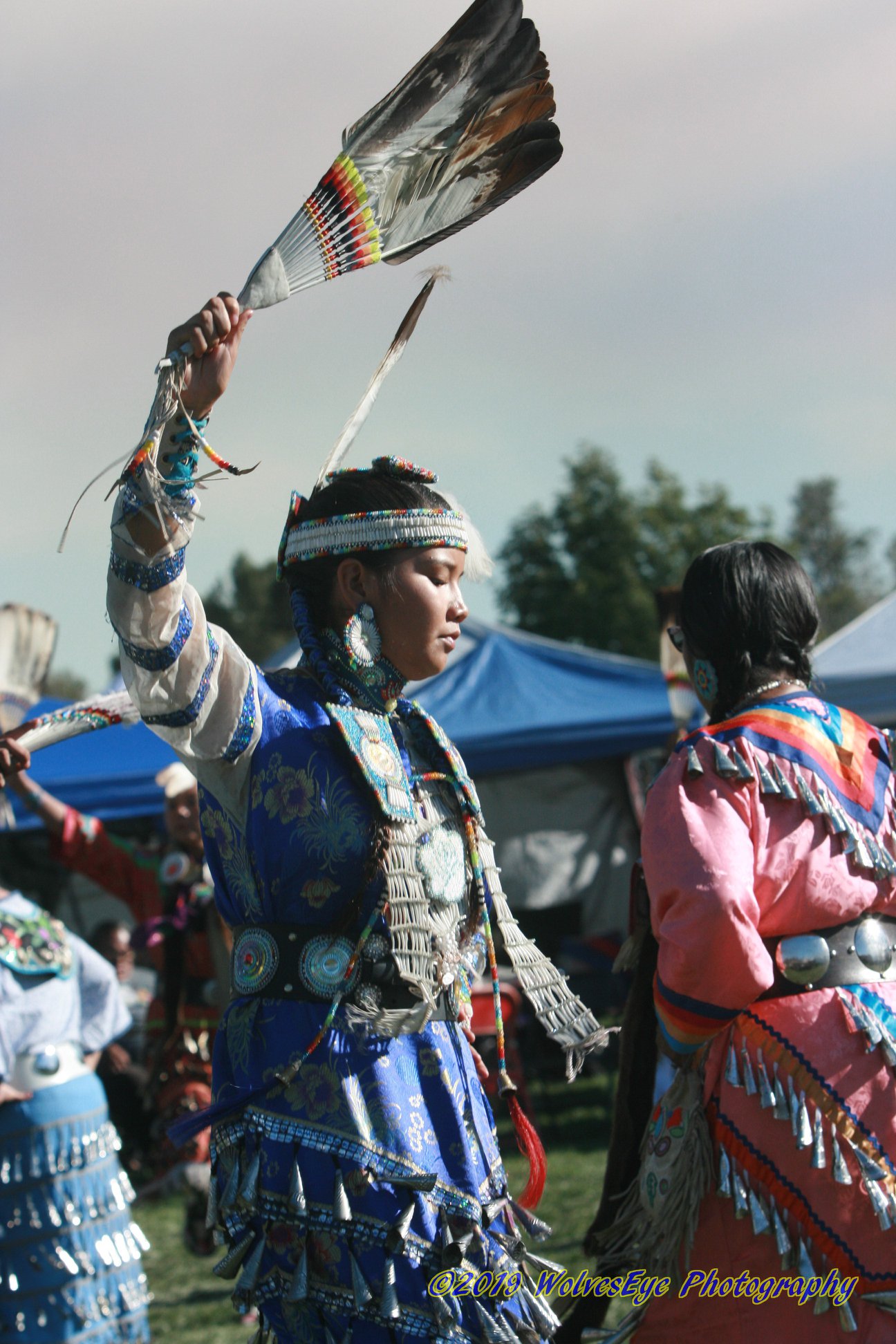 Indigenous Woman Indigenous woman with eyes closed