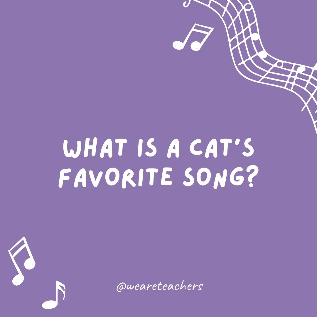 What is a cat’s favorite song? What is a cat’s favorite song?