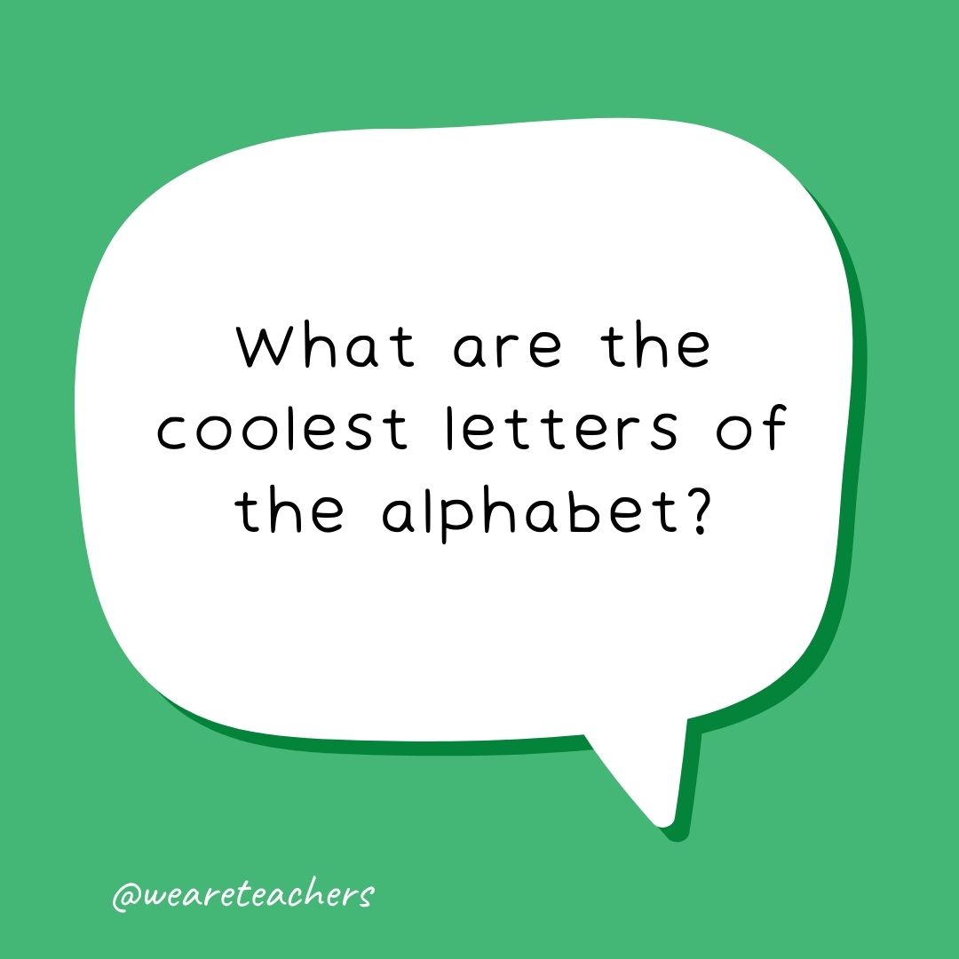 What are the coolest letters of the alphabet? AC. What are the coolest letters of the alphabet?
AC.