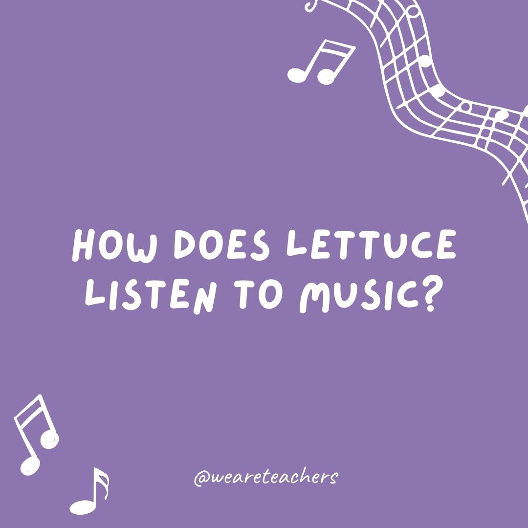 How does lettuce listen to music? How does lettuce listen to music?