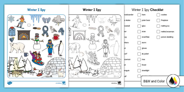 twinkl-winter-i-spy-with-my-little-eye-activityy. Twinkl winter worksheets I spy activty