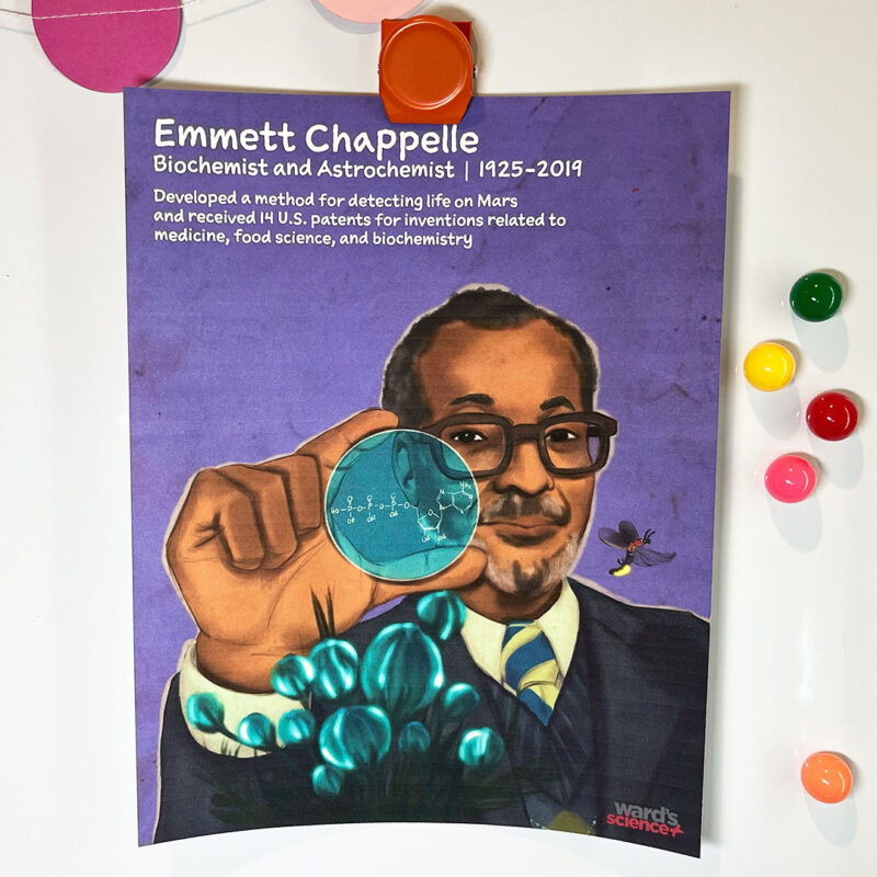 ree Printable Science Posters To Celebrate Black History All Year Long Poster of Emmett Chappelle