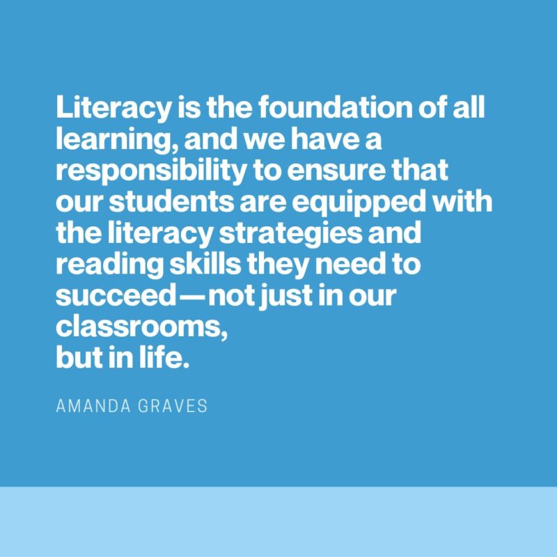 20 Teacher-Tested Ways to Create Lasting Connections with Your Students Quote from teacher about the importance of literacy in forming positive teacher-student relationships