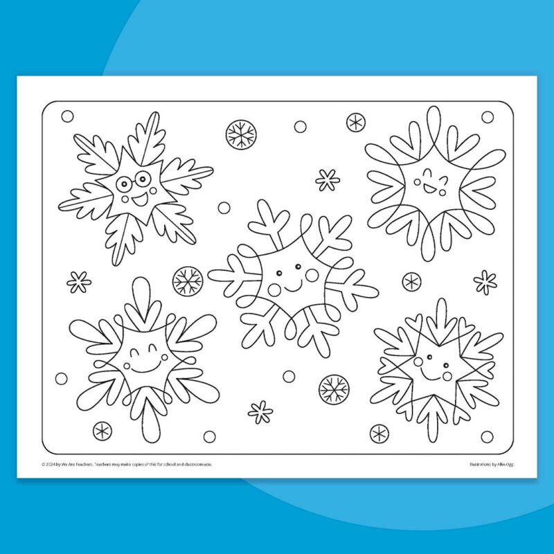 Snowflake coloring page Snowflake coloring page