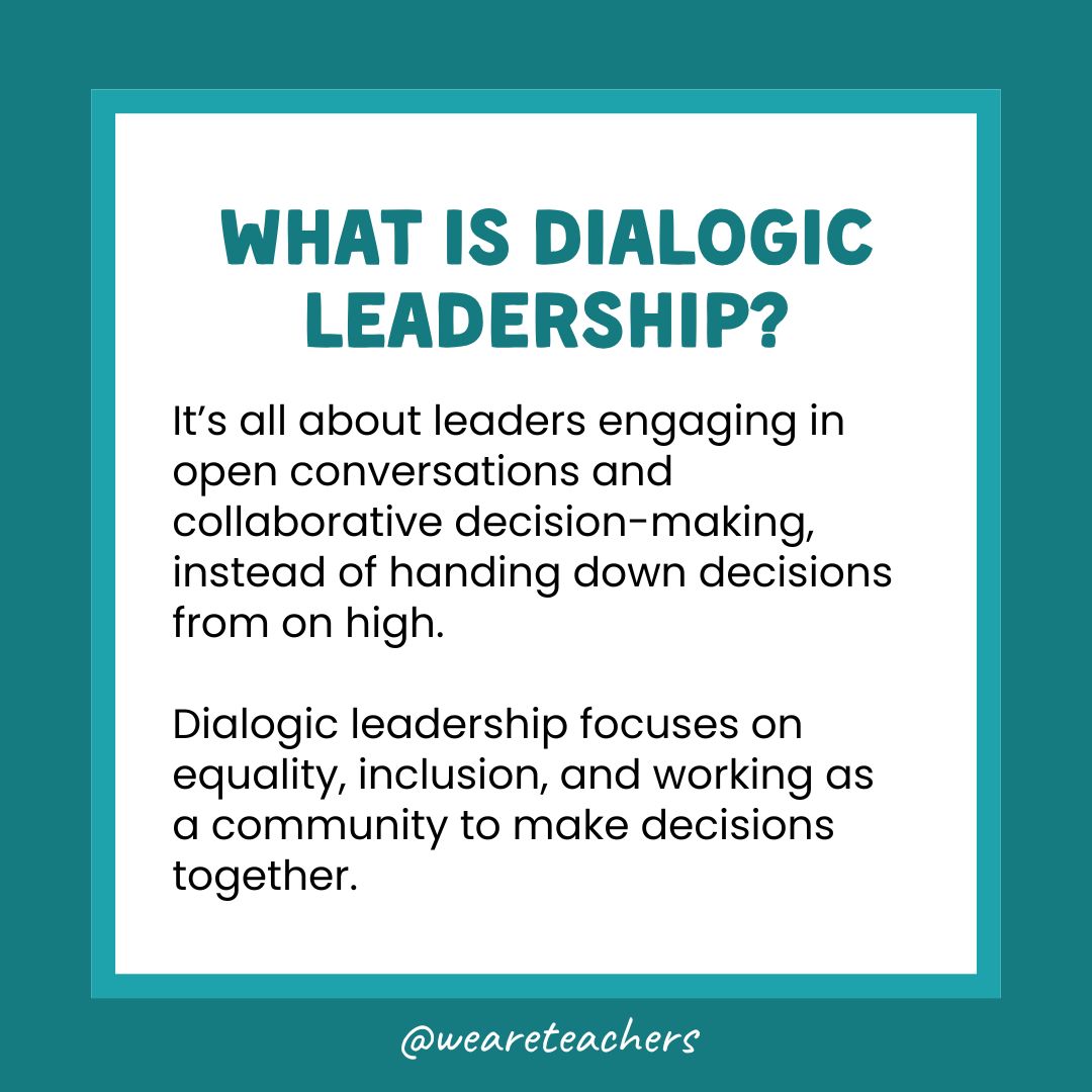 dialogic leadership 1 what is dialogic leadership graphic