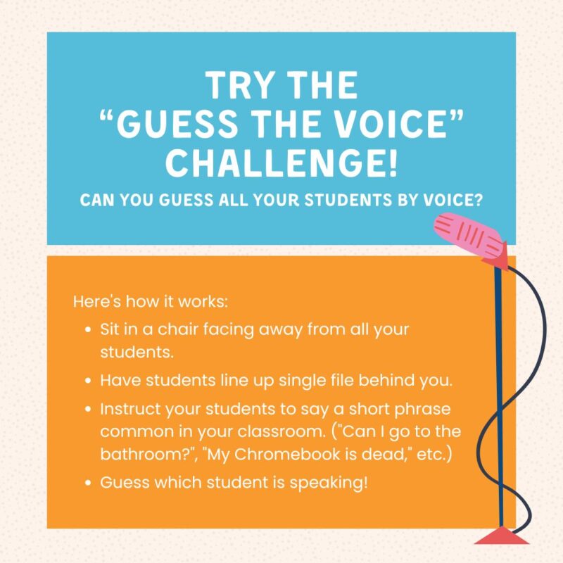 Teachers Are Taking On the “Guess the Voice” Challenge, And It’s So Cute Instructions for guess the voice challenge