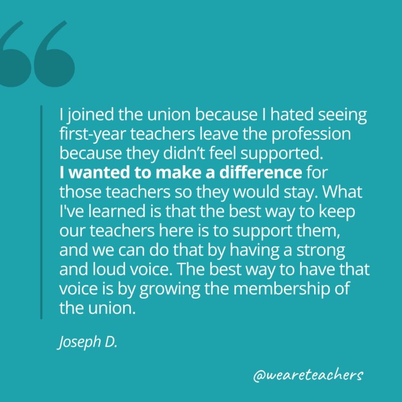 Support New Teachers - Should I Join the Union?