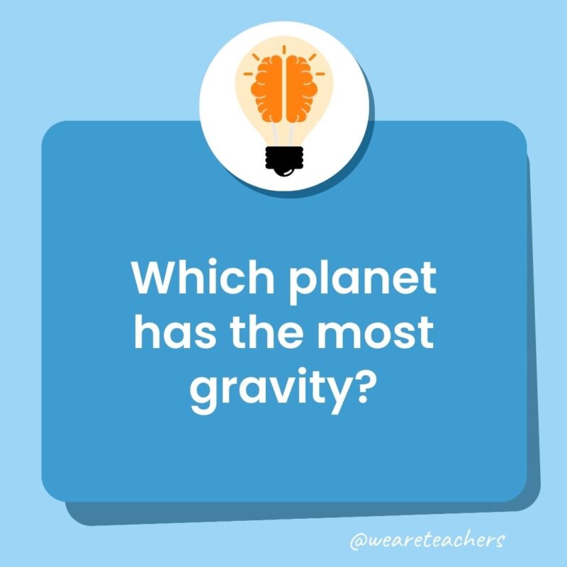 Which planet has the most gravity? Which planet has the most gravity?