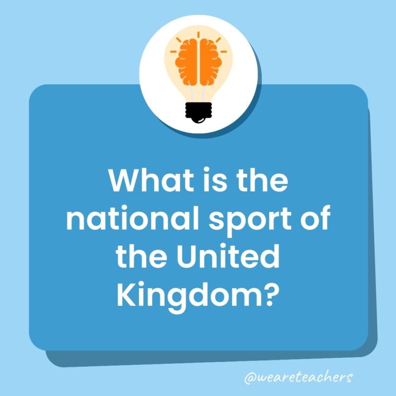 What is the national sport of the United Kingdom? What is the national sport of the United Kingdom?