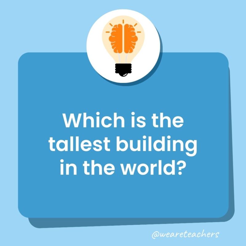 Which is the tallest building in the world? Which is the tallest building in the world?