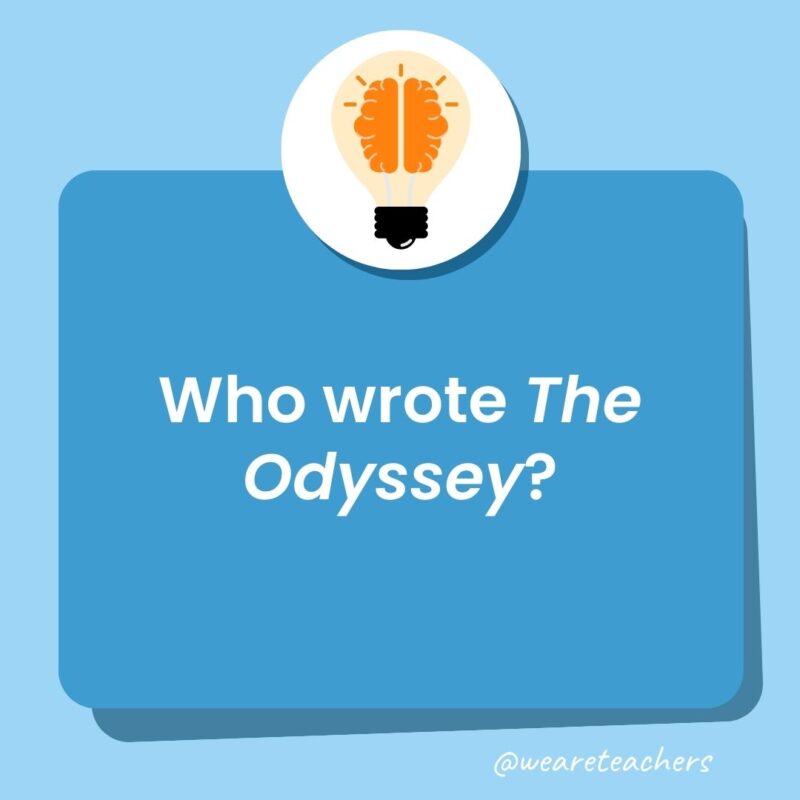 Who wrote The Odyssey? Who wrote The Odyssey?